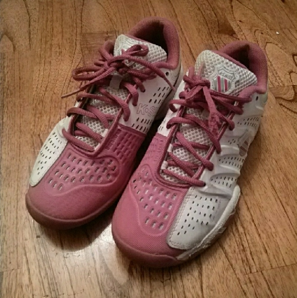 k -Swiss tennis sneakers purple pink magenta